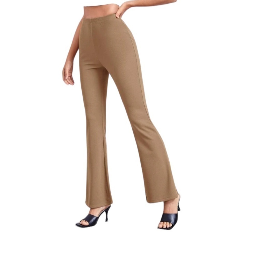 H&M S flare leg tan high rise leggings